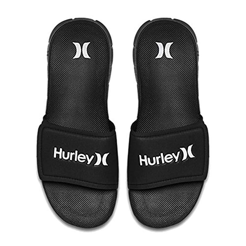 Hurley Synthetic Fusion 2.0 Thong Flip-flop in Black for Men | Lyst
