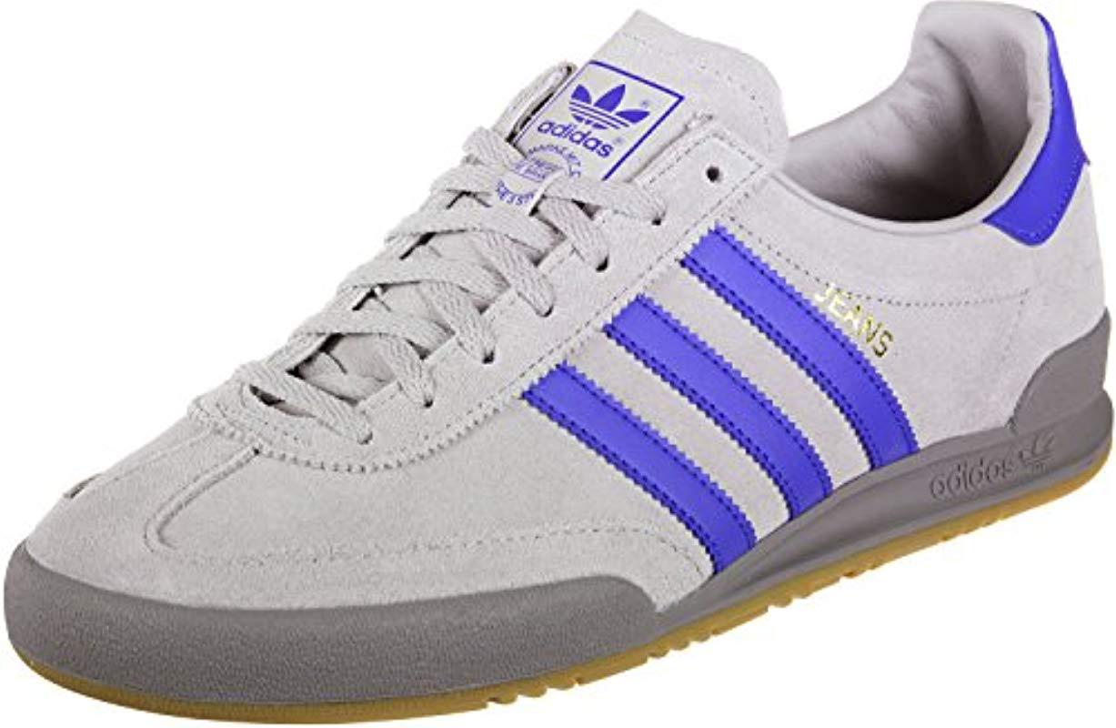 adidas jeans trainers blue