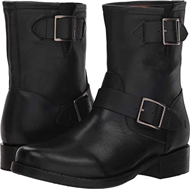 Frye Vicky Engineer Ankle Boot in Black - Lyst