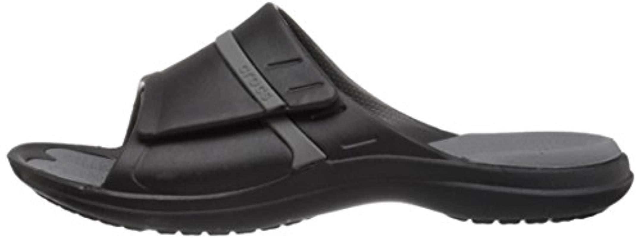 Crocs™ Adults' Modi Sport Slide Sandals in Black/Graphite (Black) | Lyst