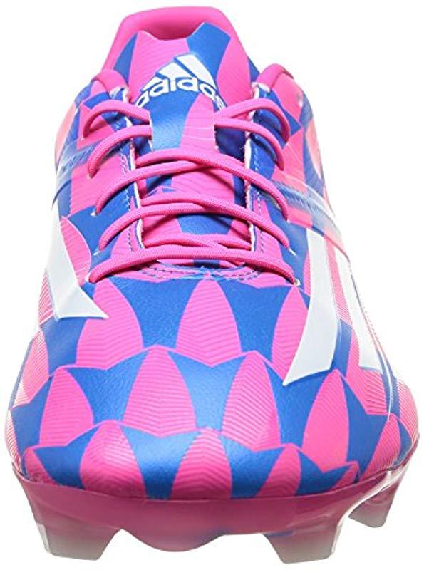 adidas F30 Trx Fg Football Boots Neon Pink/running White/solar Blue for Men  | Lyst UK