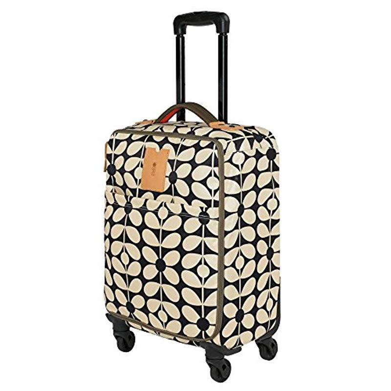 orla kiely wheeled luggage