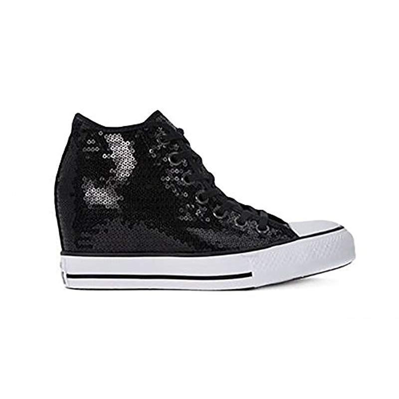 converse zeppa paillettes
