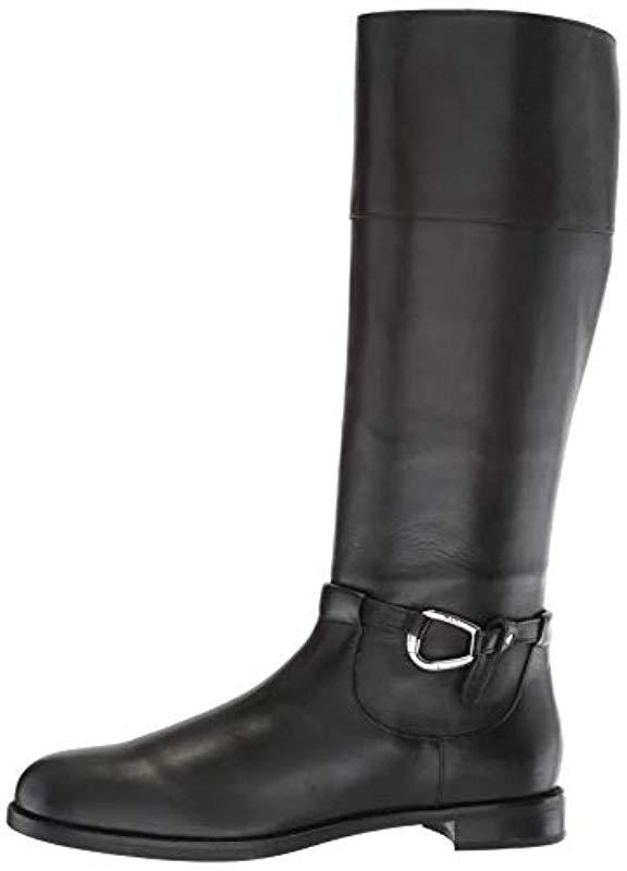 harlee leather boot ralph lauren