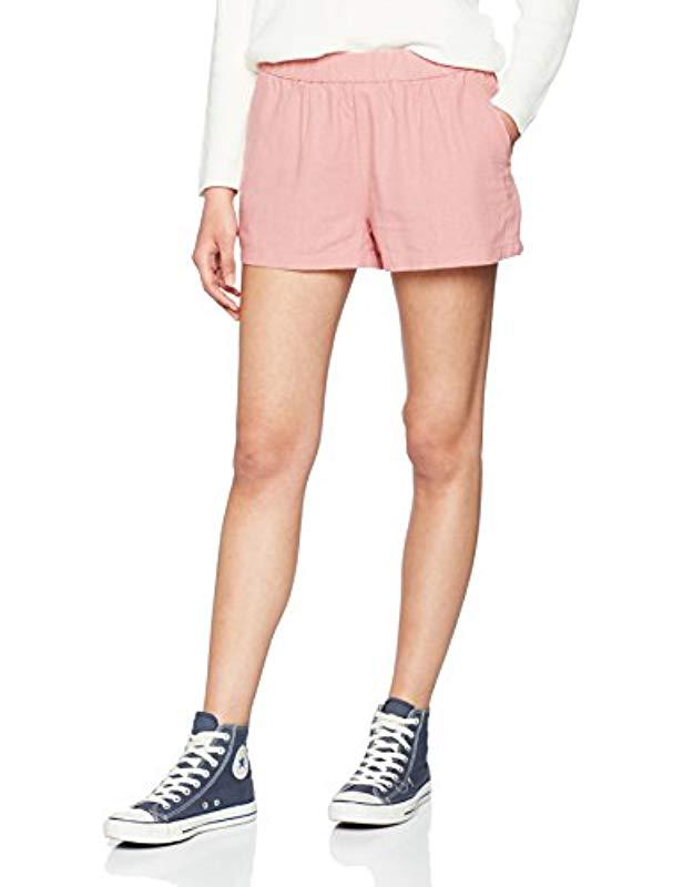 Vero Moda Vmasta Milo Draw Shorts Solid in Pink - Lyst