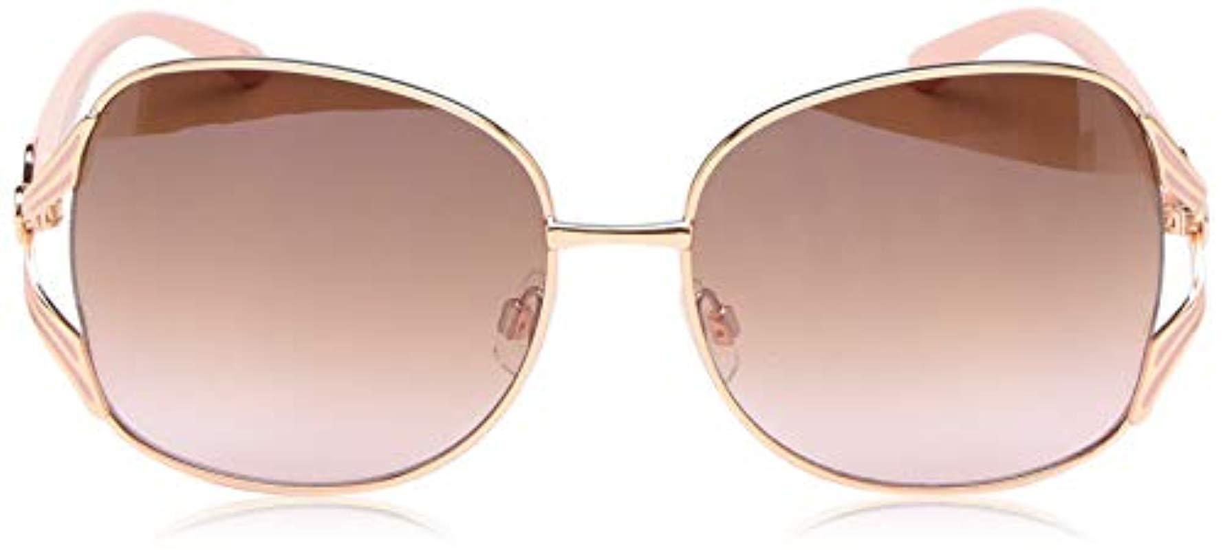 Jessica Simpson J5514 Rgdpk Non-polarized Iridium Round Sunglasses, Rose  Gold Pink, 60 Mm | Lyst