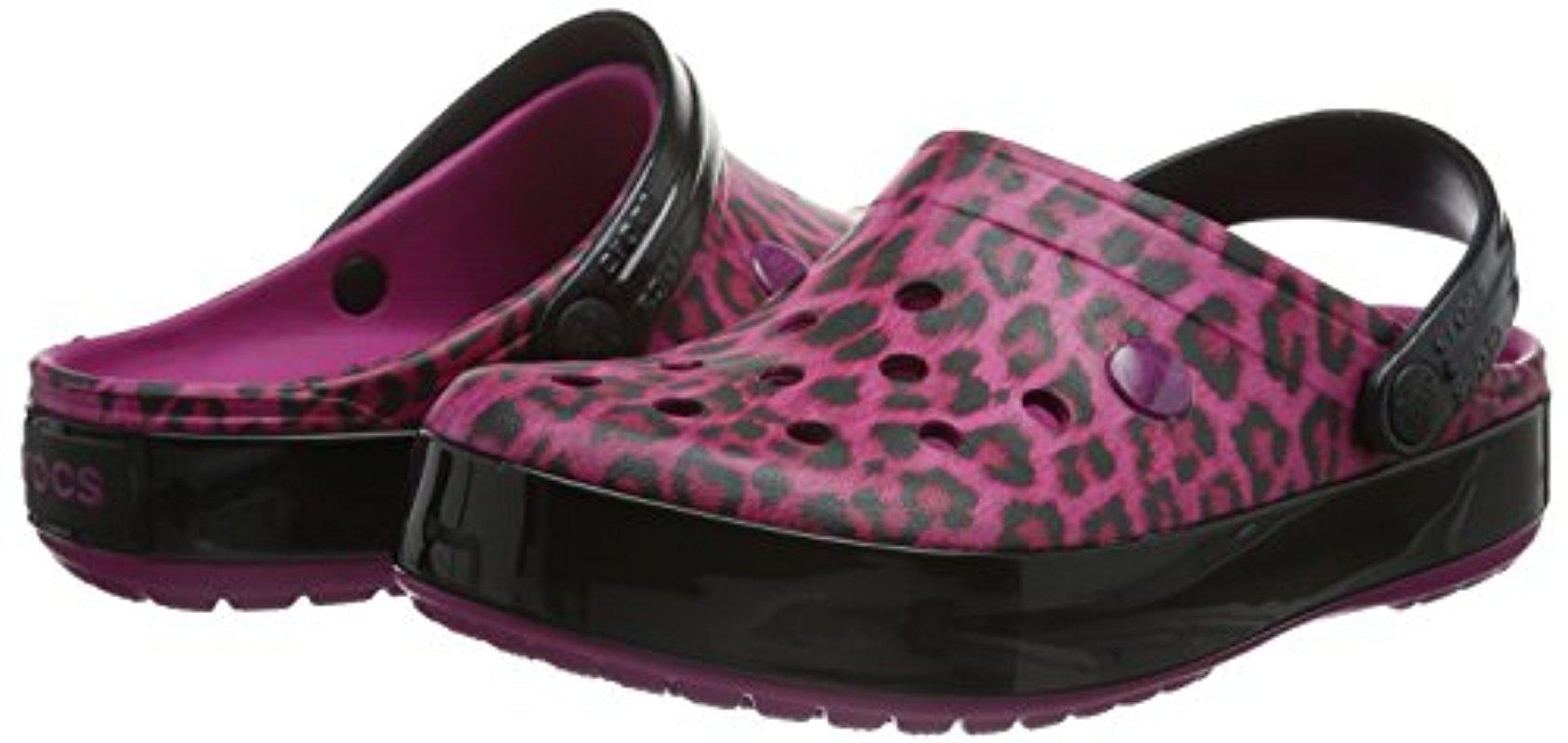 leopard crocs amazon