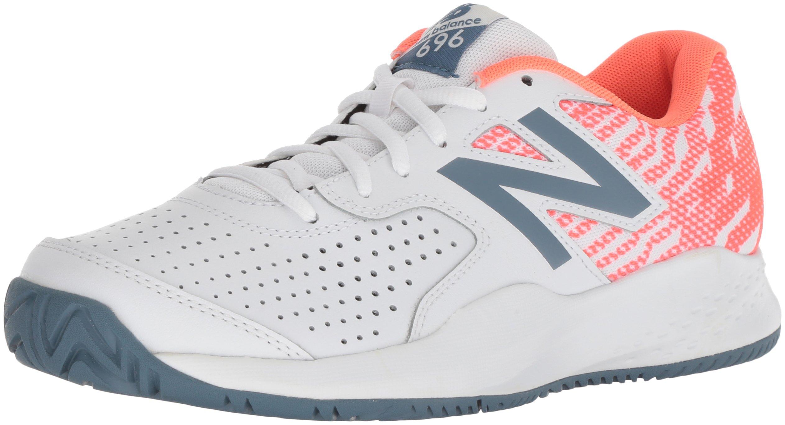 New Balance Leather Wch696v3 Tennis (white/dragonfly) Tennis Shoes