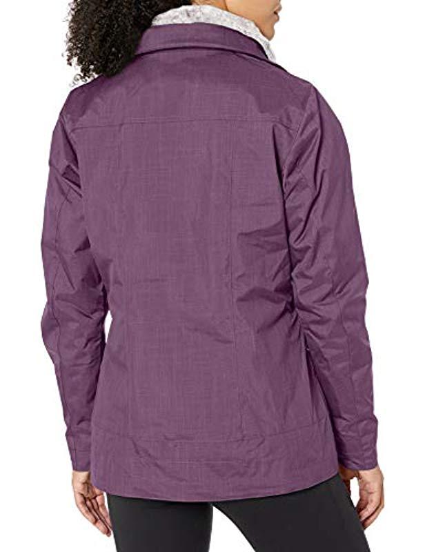 columbia women's sleet to street interchange jacket