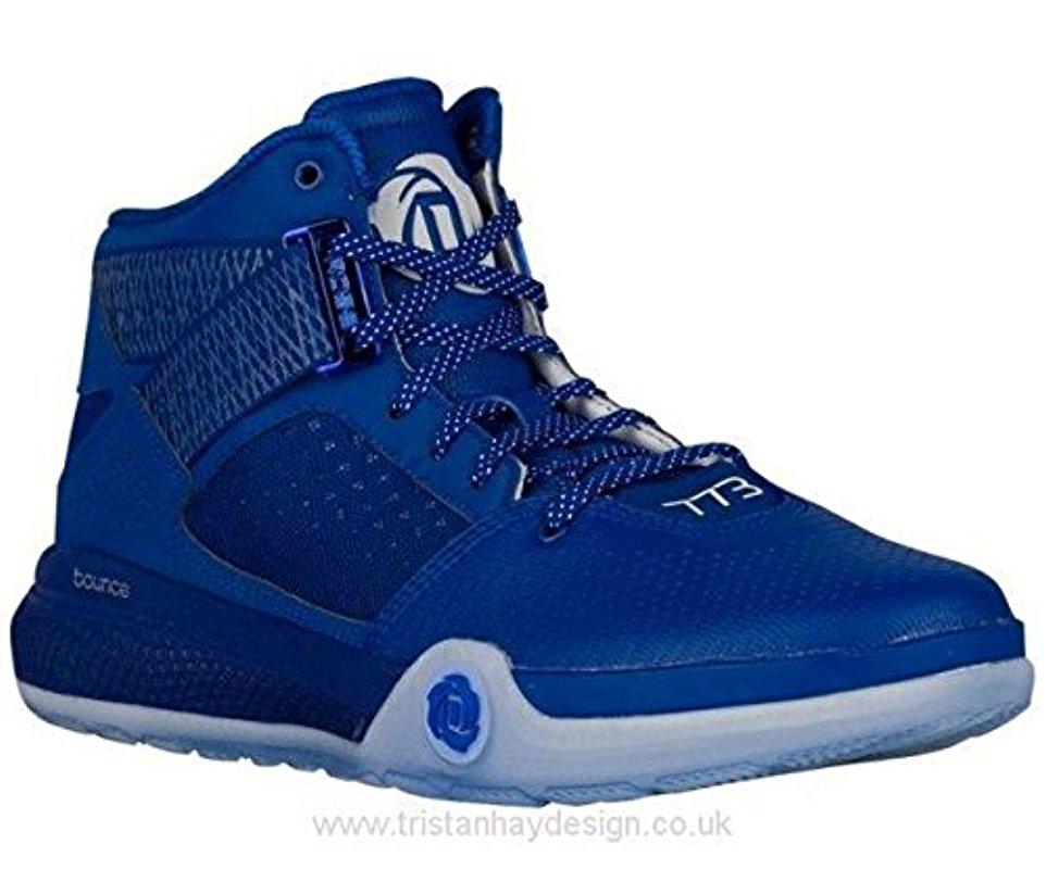 d rose blue shoes