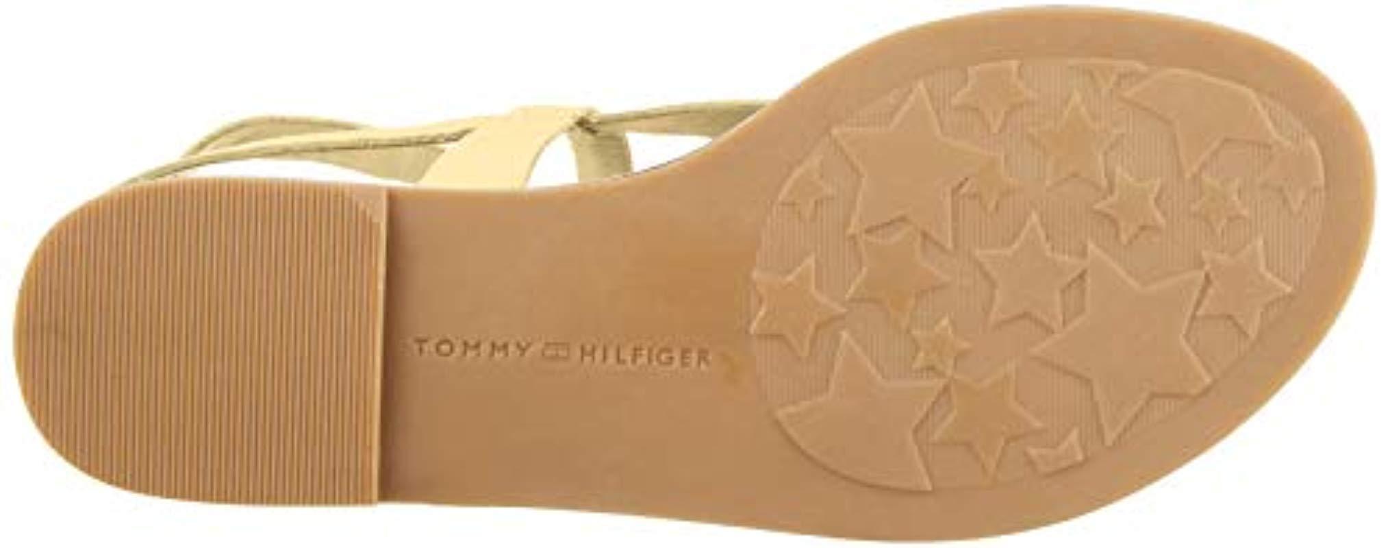 tommy hilfiger iconic flat strappy sandal