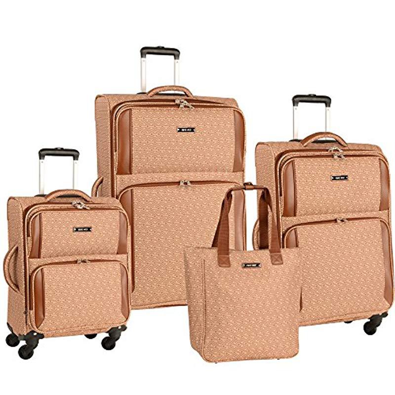 Nine West Ninewest 4 Piece Spinner Luggage Set in Brown | Lyst