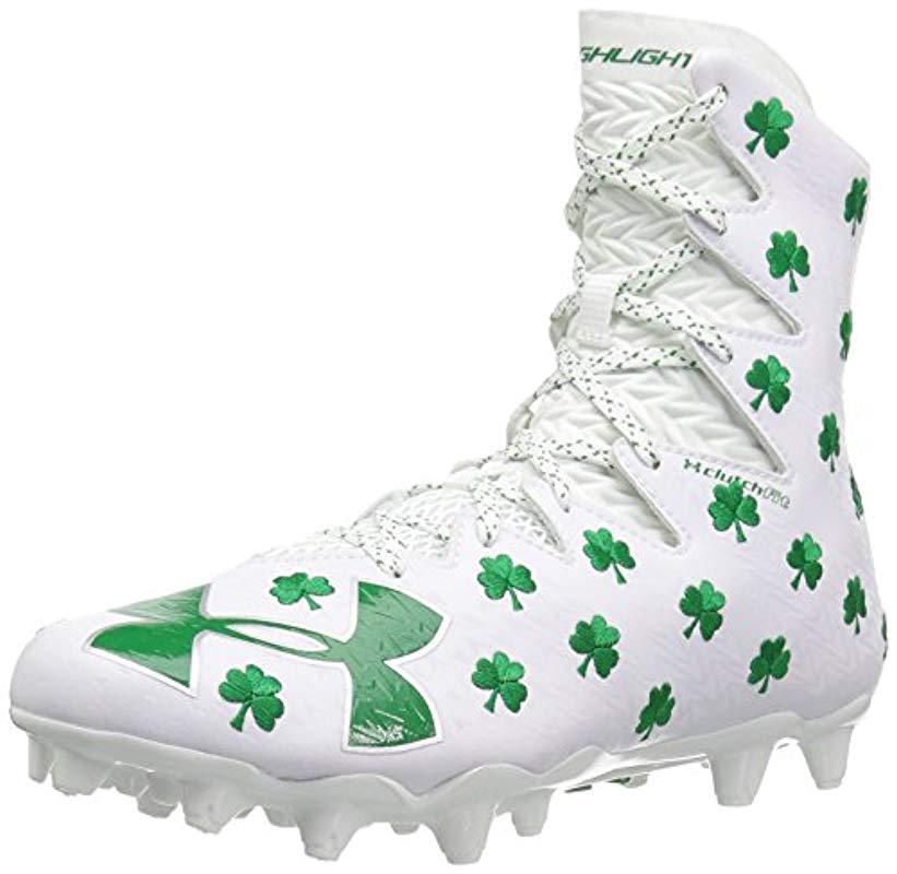 under armour highlight cleats green