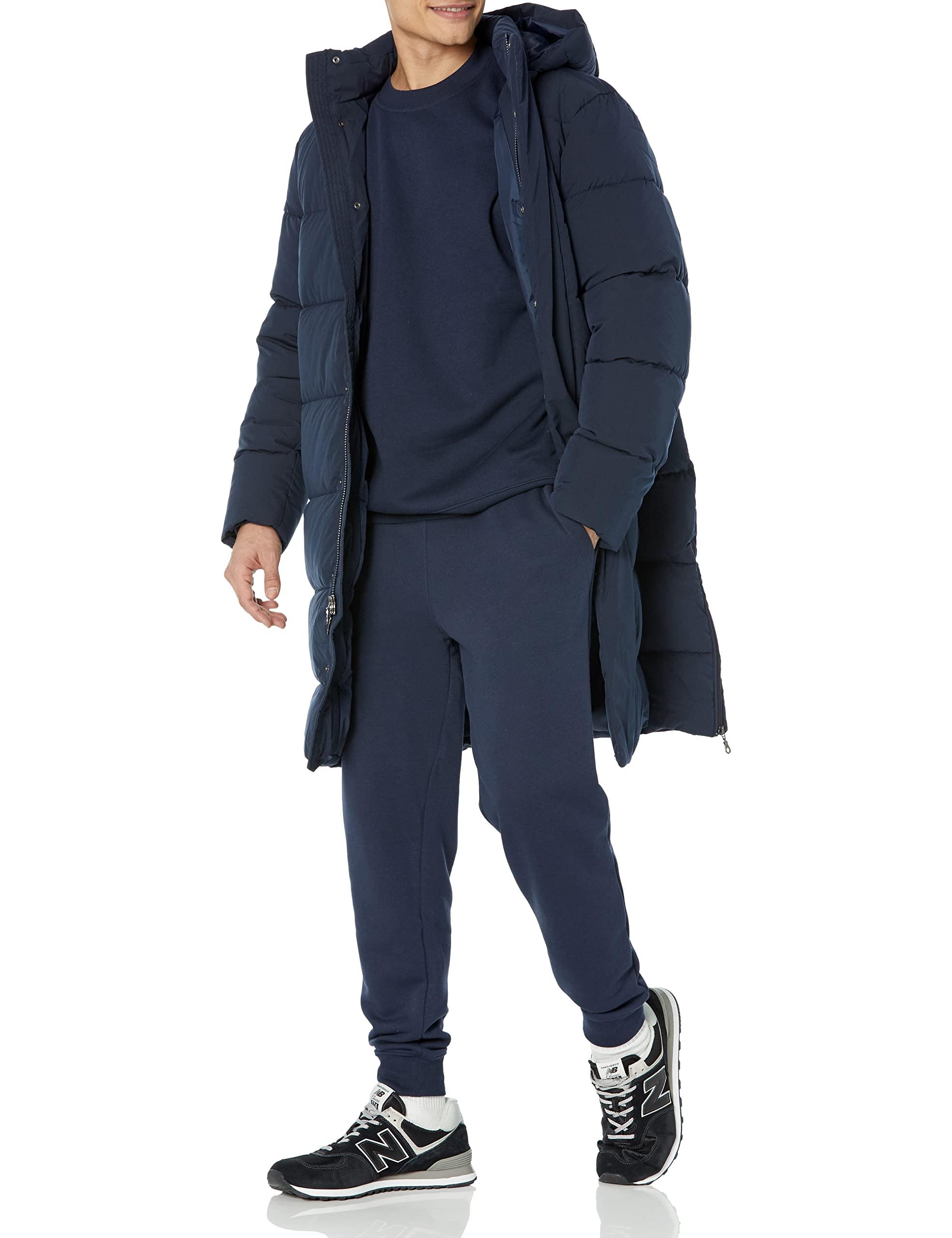 Amazon Essentials Big & Tall Hooded Long Puffer in Blue for Men | Lyst
