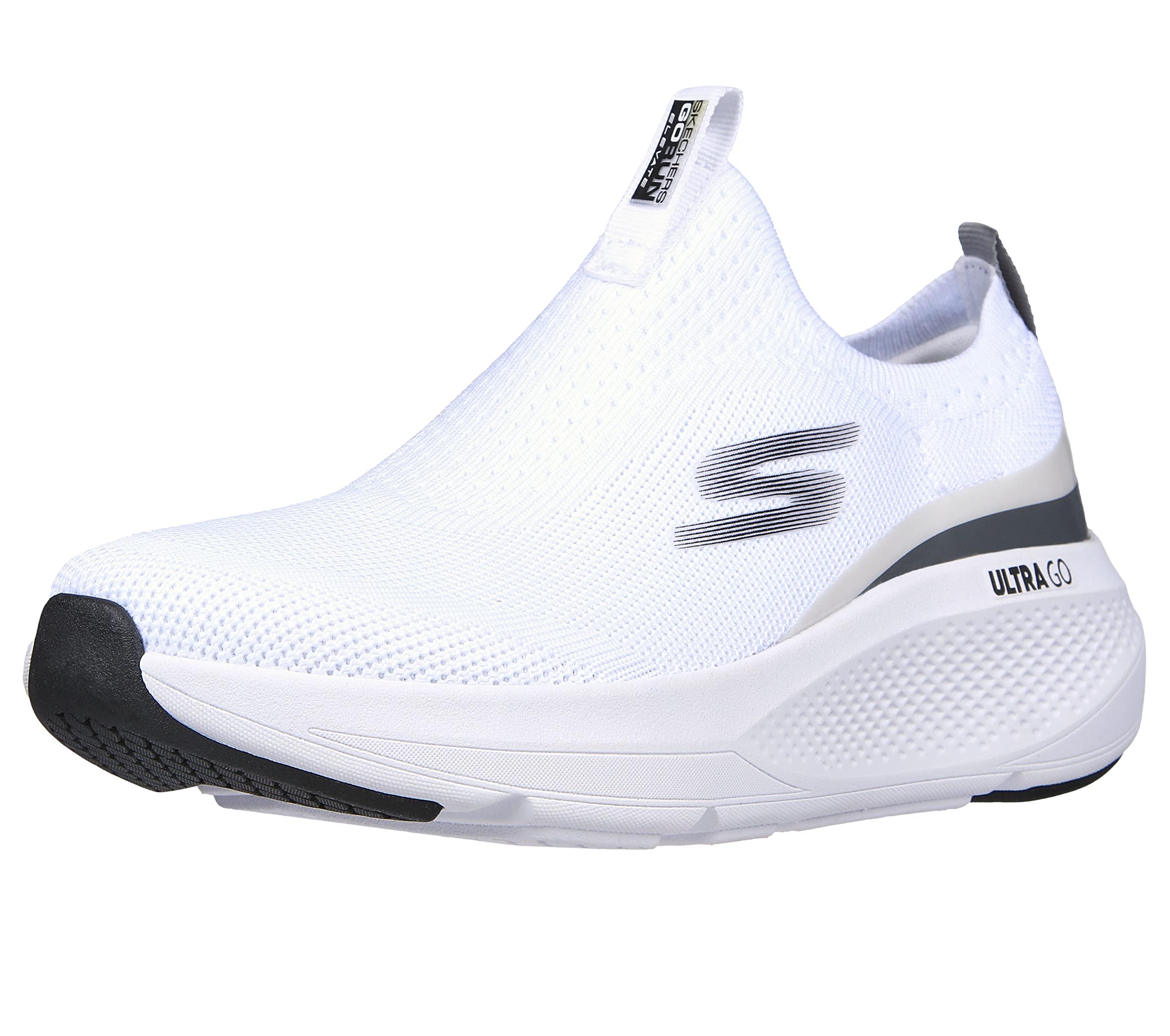 Skechers Go Run Elevate-hot Streak Sneaker in White/Black (White) | Lyst