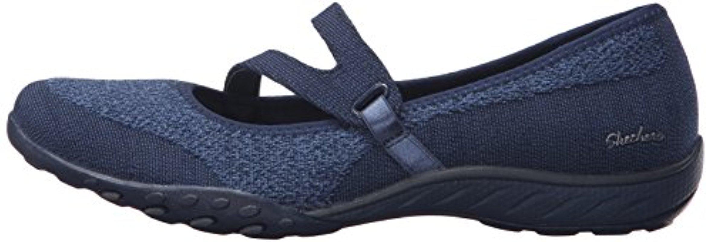 skechers mary jane navy