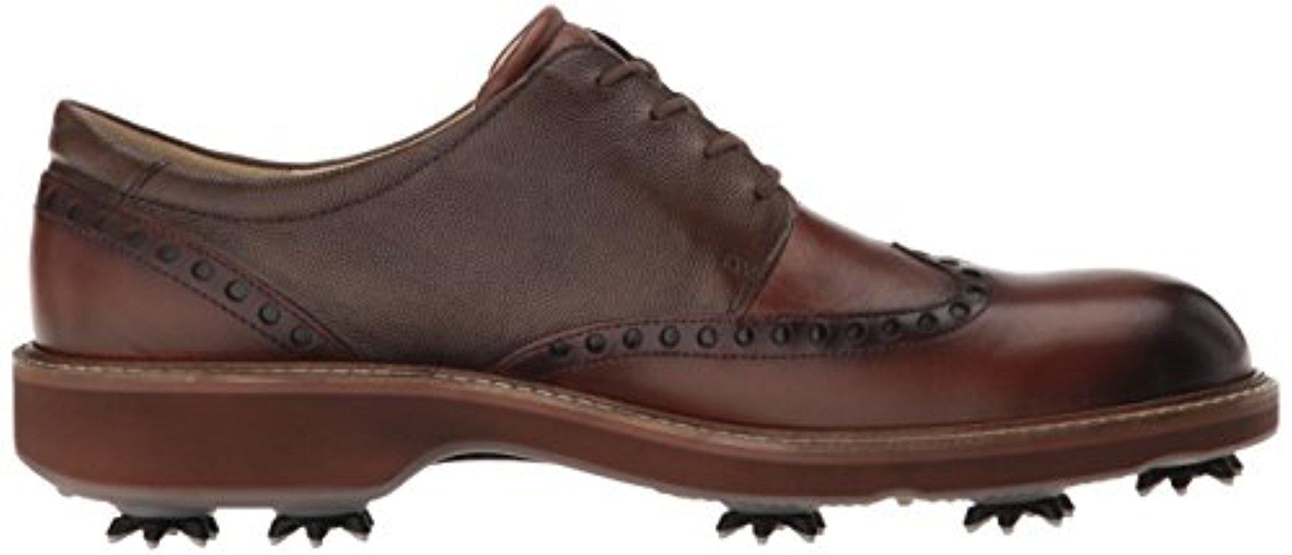 længes efter Har det dårligt krøllet Ecco 's Lux Golf Shoes in Brown for Men | Lyst