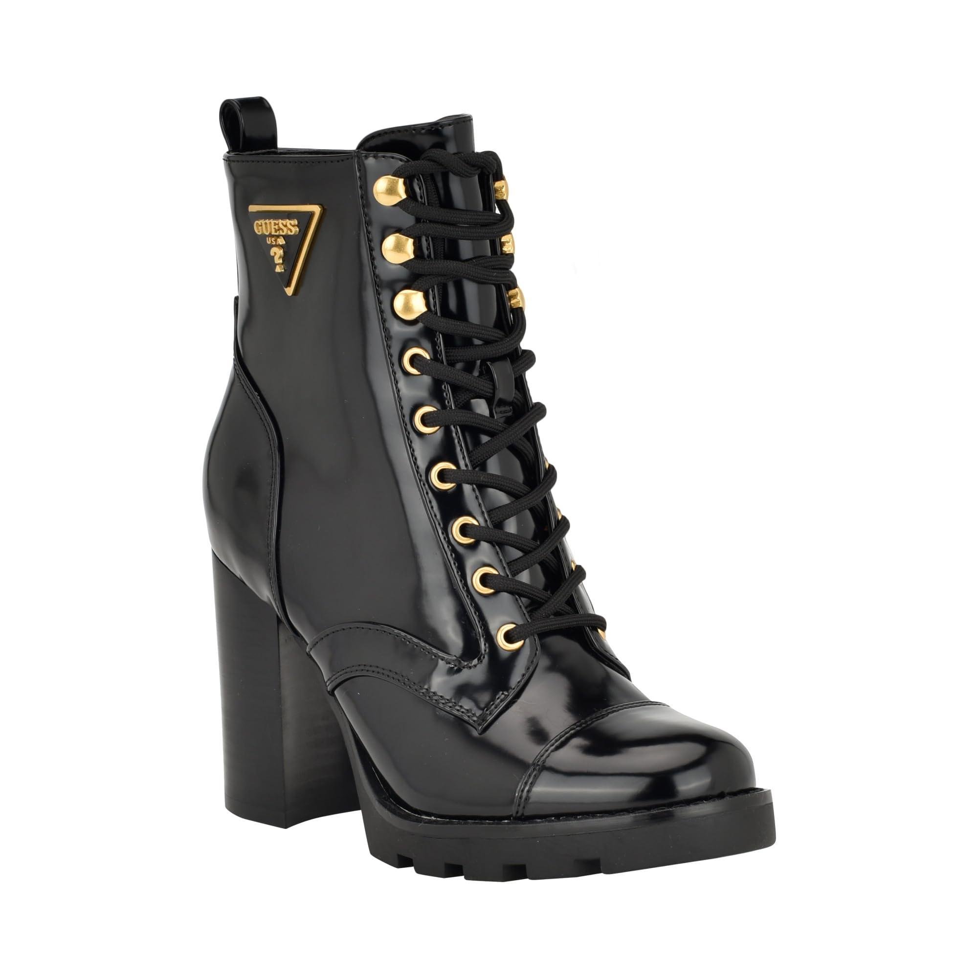 Leather Amazon Tronchetti Guess Leather Stivaletti Guess Tacco