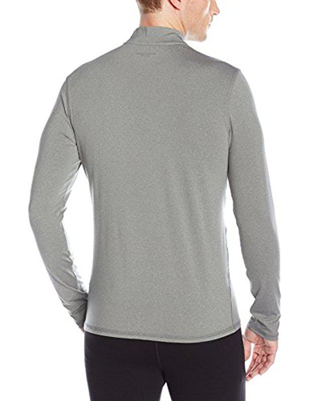 Skechers Long Sleeve Sport Mock Neck in Gray for Men Lyst