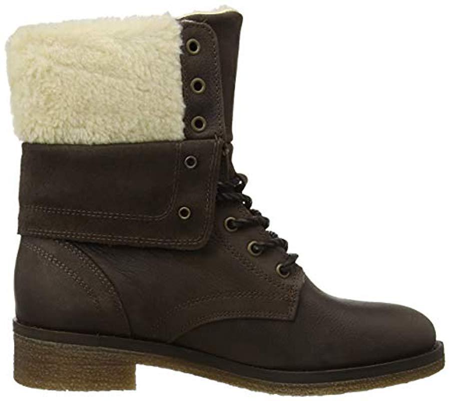 Fat Face Cara Shearling Ankle Boots in 