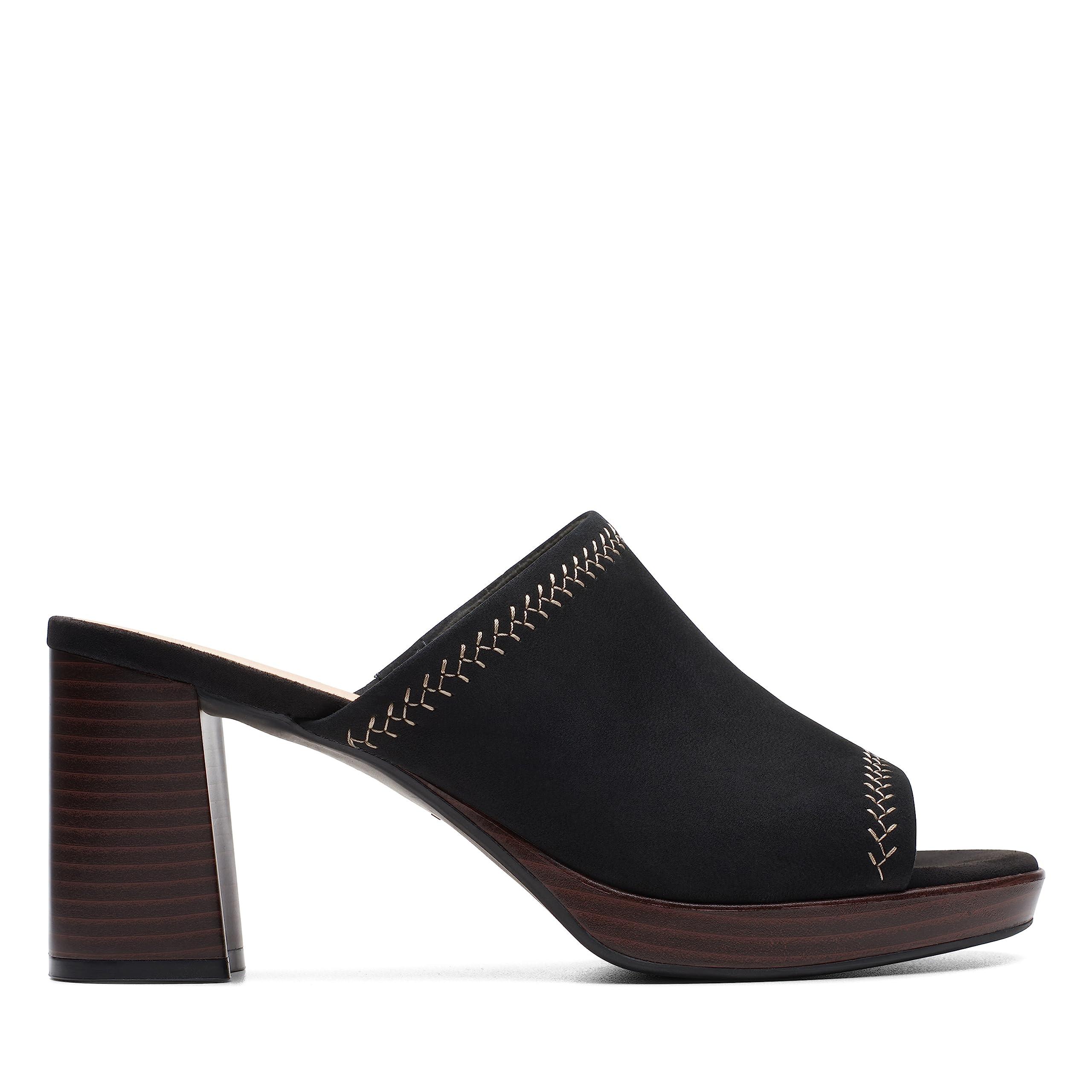 clarks botanic slide black