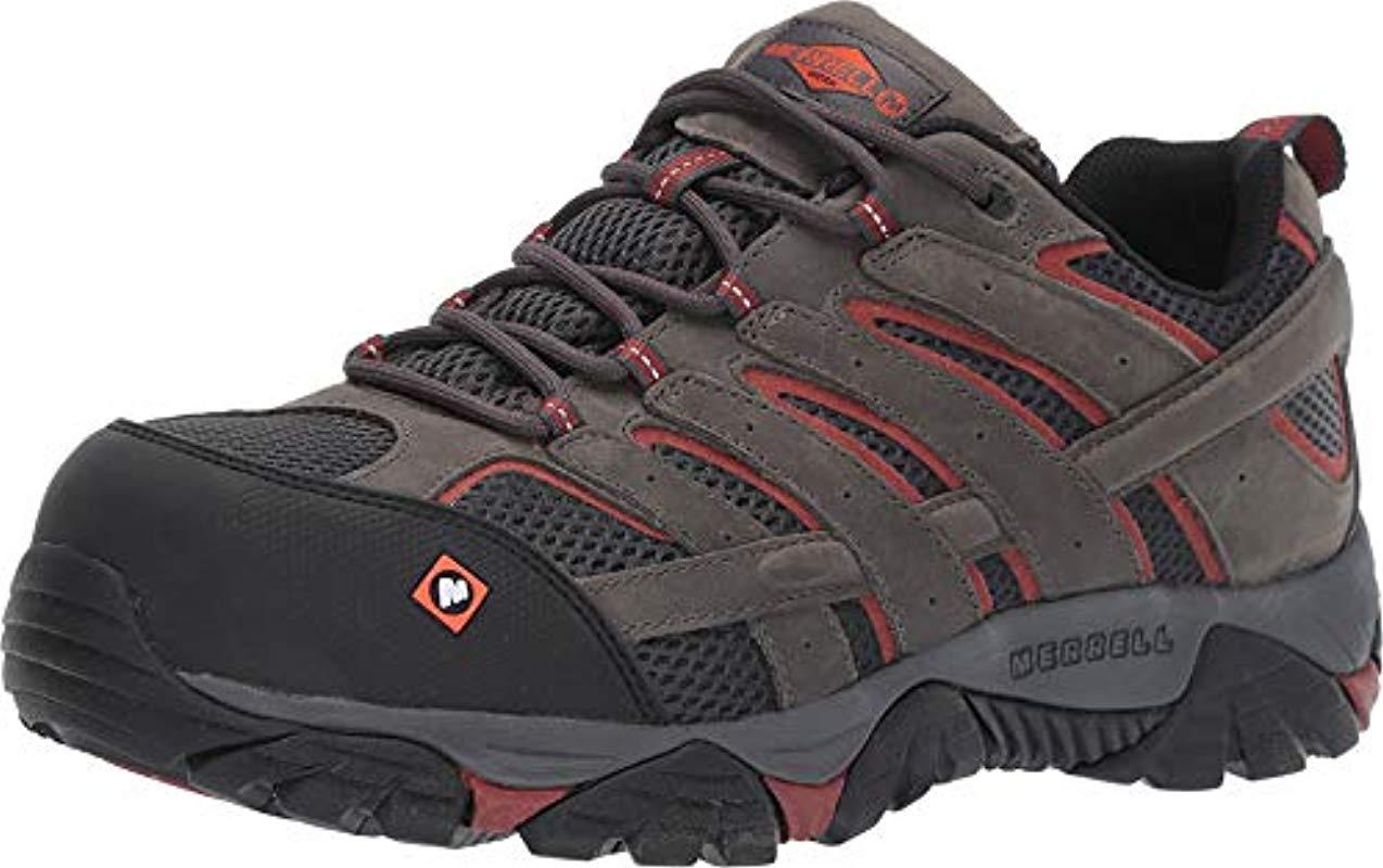 men's moab vertex vent comp toe work shoe