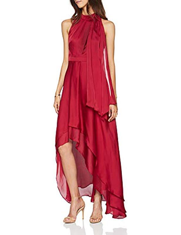 felda tie neck maxi dress