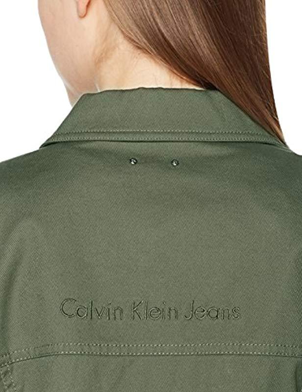 Oban Trucker Jacket Chaqueta Vaquera para Mujer Calvin Klein de Denim de  color Verde - Lyst