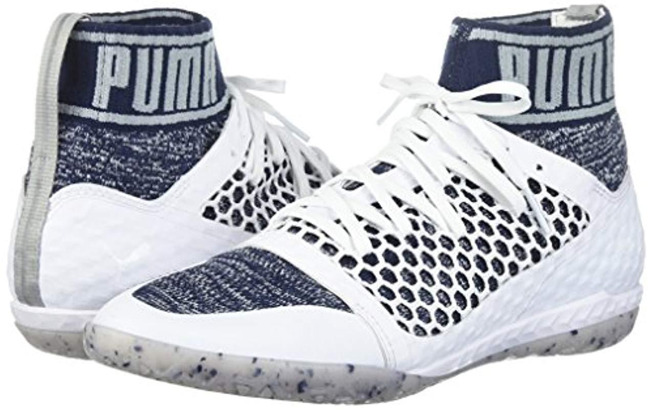 PUMA Lace 365 Evoknit Netfit Ct Futsal-shoe in White for Men | Lyst