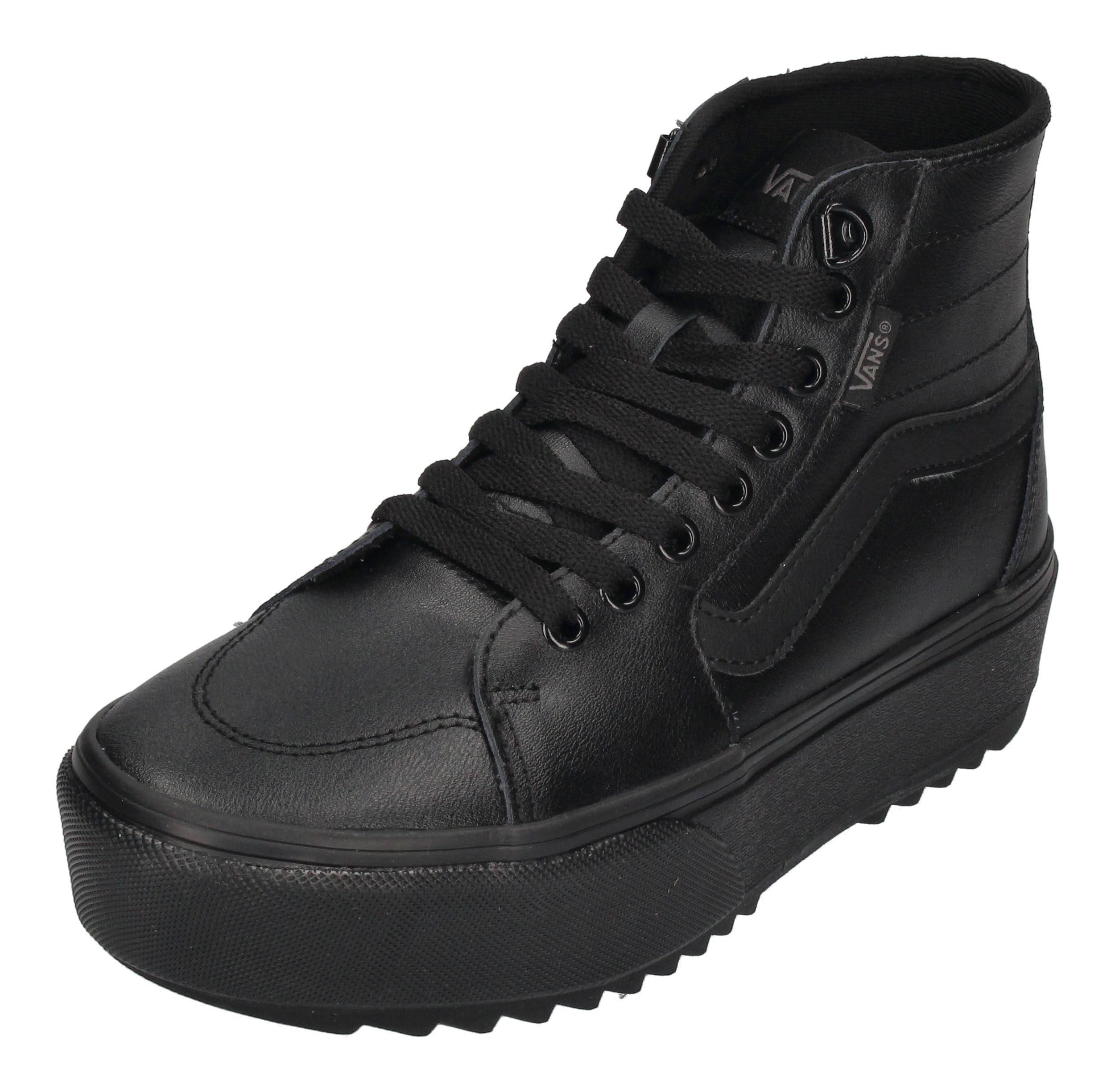 Vans sk8 hi platform on sale black