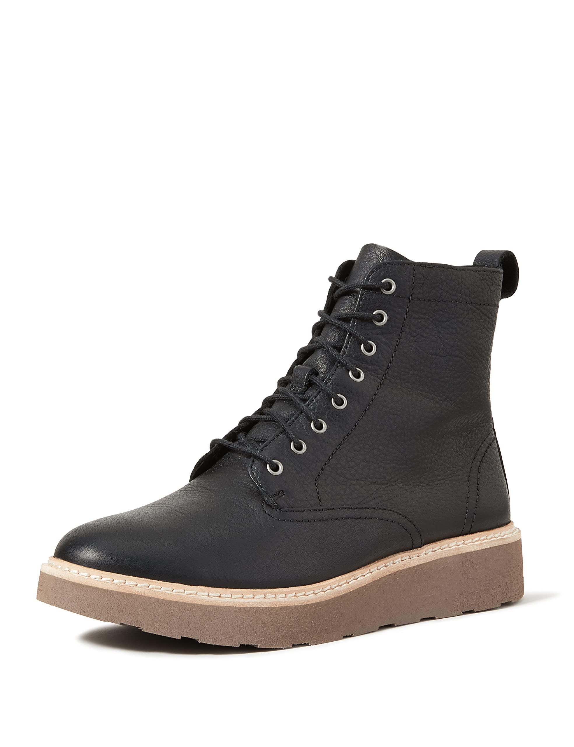 Clarks Trace Pine Slouch Boots in Black 