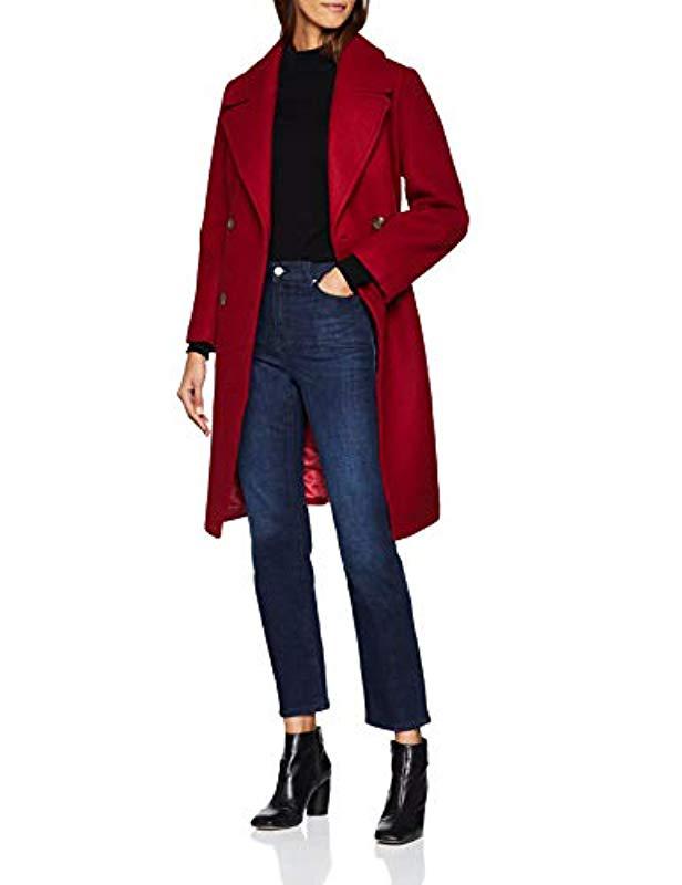 Pepe Jeans Denim Edurne Pl401528 Coat in Garnet (Red) - Save 31% - Lyst