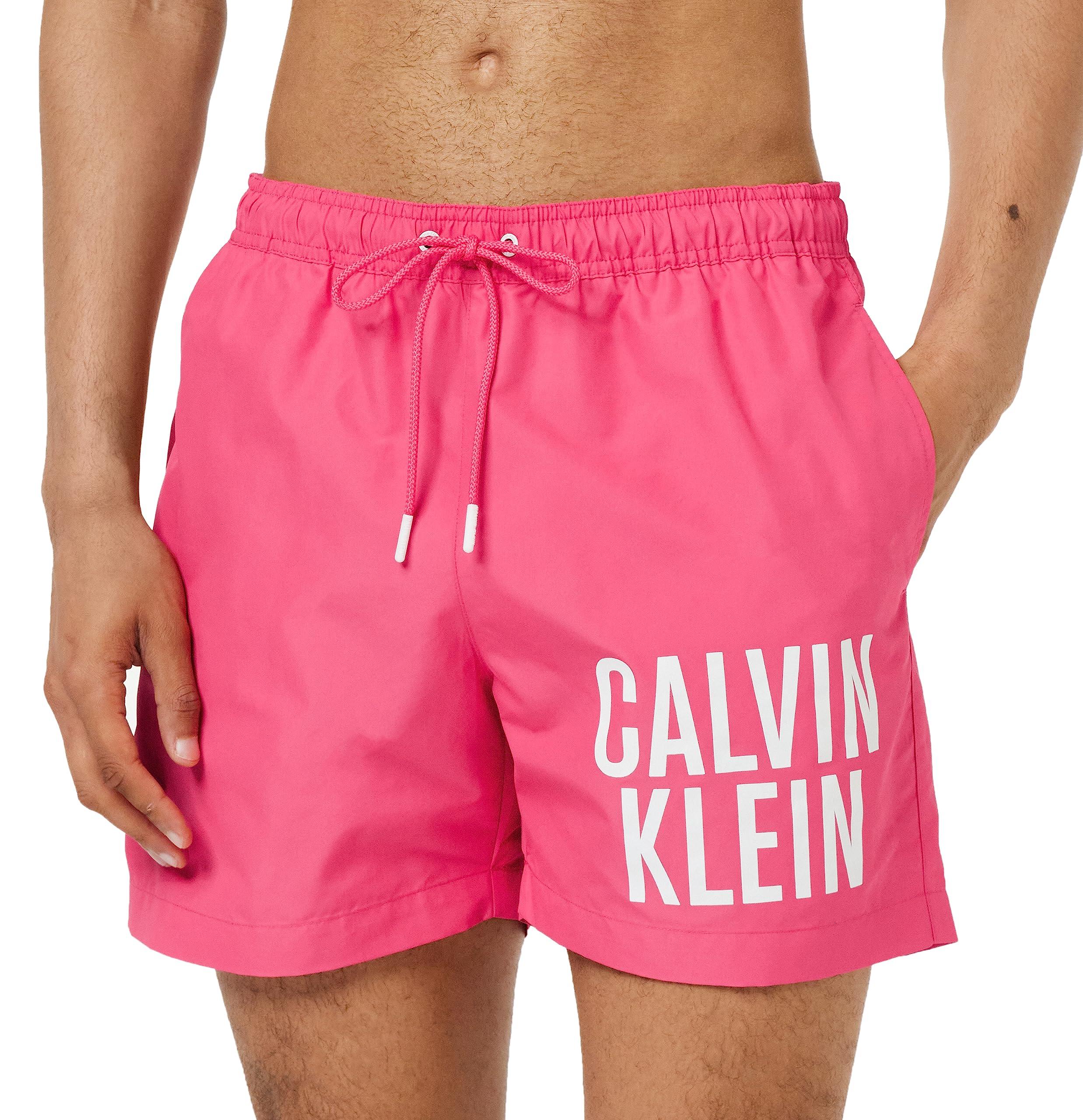Short De Bain Medium Drawstring Long Calvin Klein pour homme en coloris Rose  | Lyst