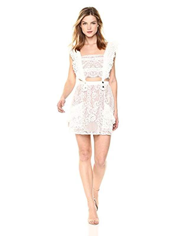 tati pinafore lace dress