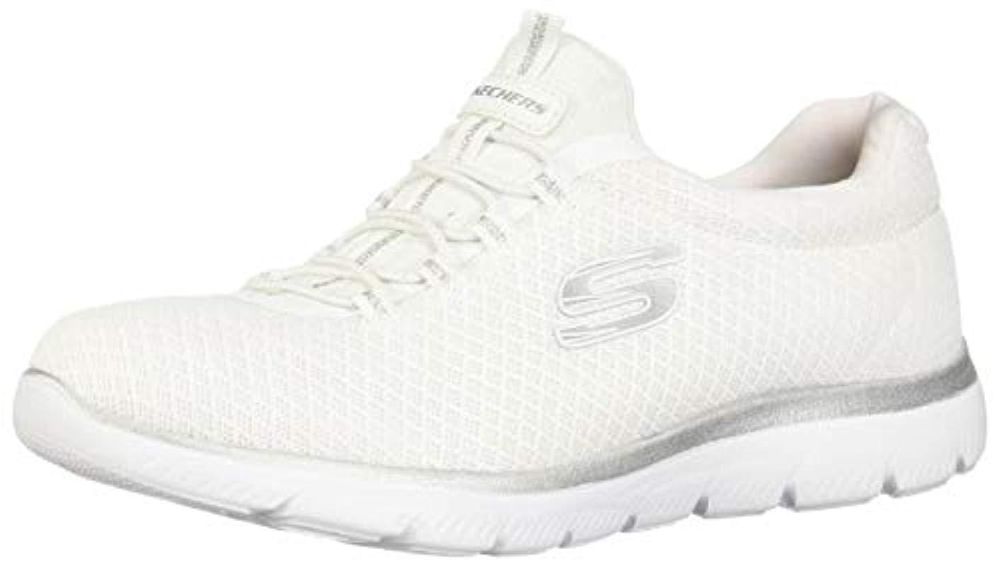 skechers summits white