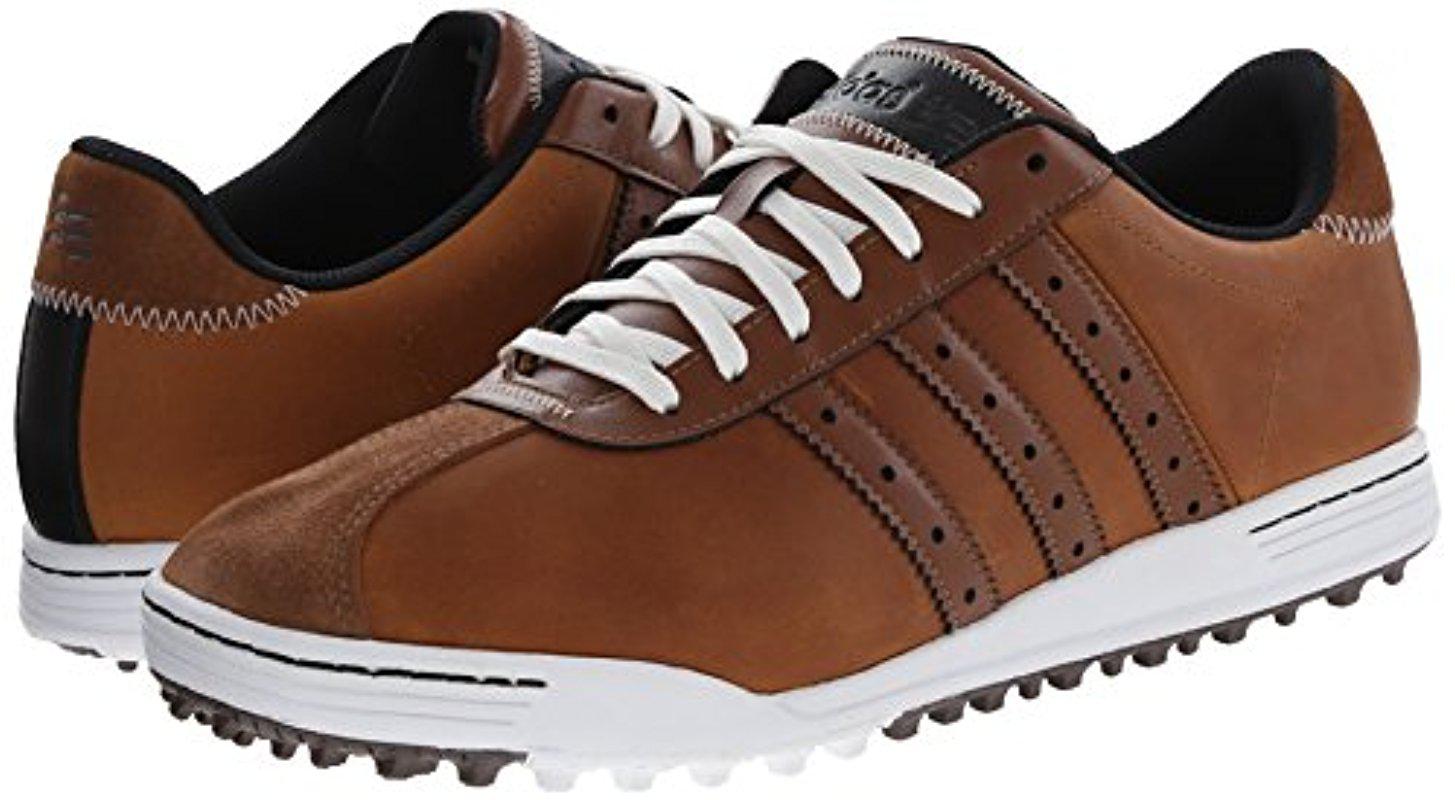 adidas Leather Adicross Classic Golf Shoe in Tan Brown/Tan Brown/White  (Brown) for Men - Lyst