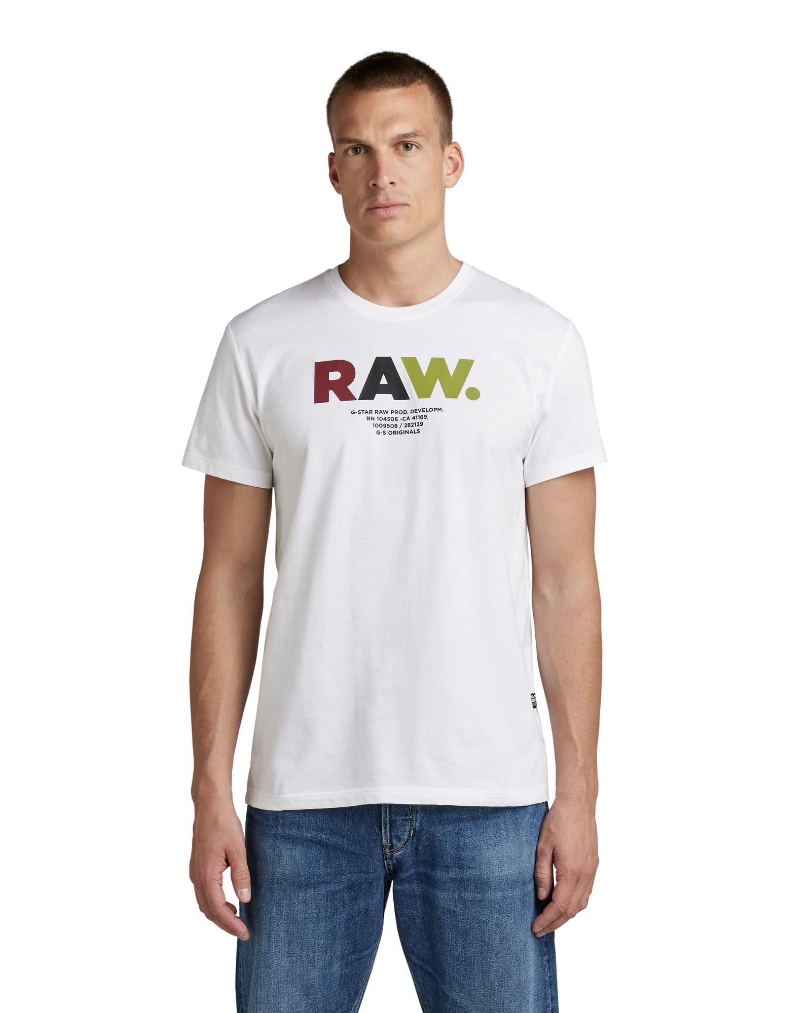 G-Star RAW Premium Graphic T-shirt in White for Men | Lyst