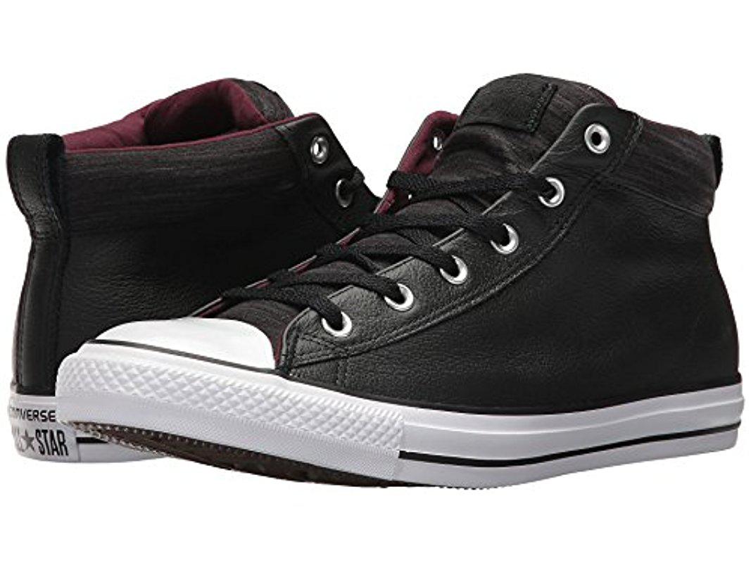 men's street tonal canvas high top sneaker