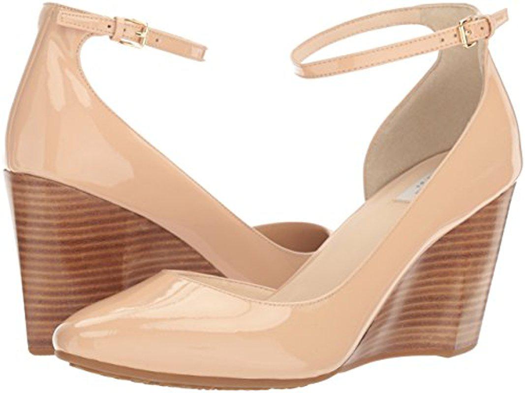 cole haan nude wedge