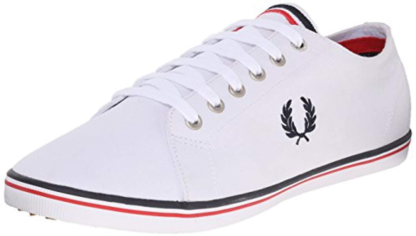 fred perry kingston twill white