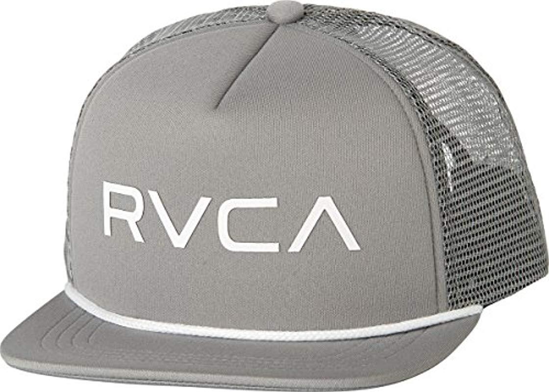 rvca foamy trucker hat