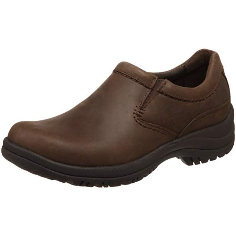 Lyst - Dansko Wynn (black Smooth Leather) Men's Slip On Shoes in Brown ...