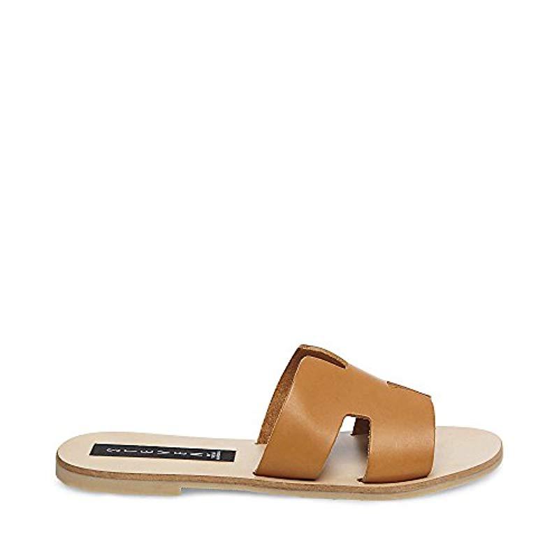 greece black leather steve madden