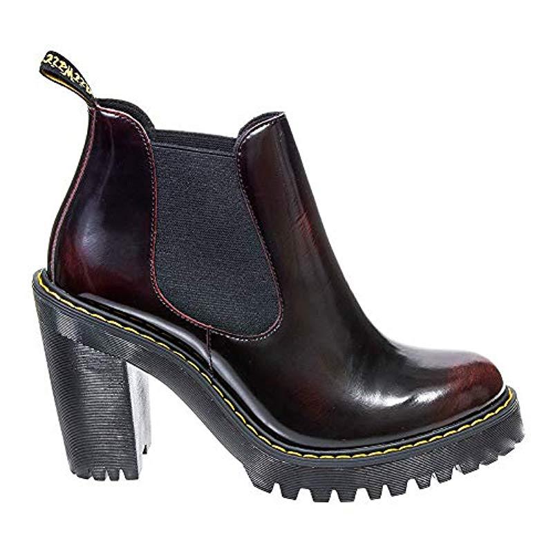 Dr. Martens Hurston Fashion Boot, Cherry Red, 5 M Uk (7 Us) - Lyst