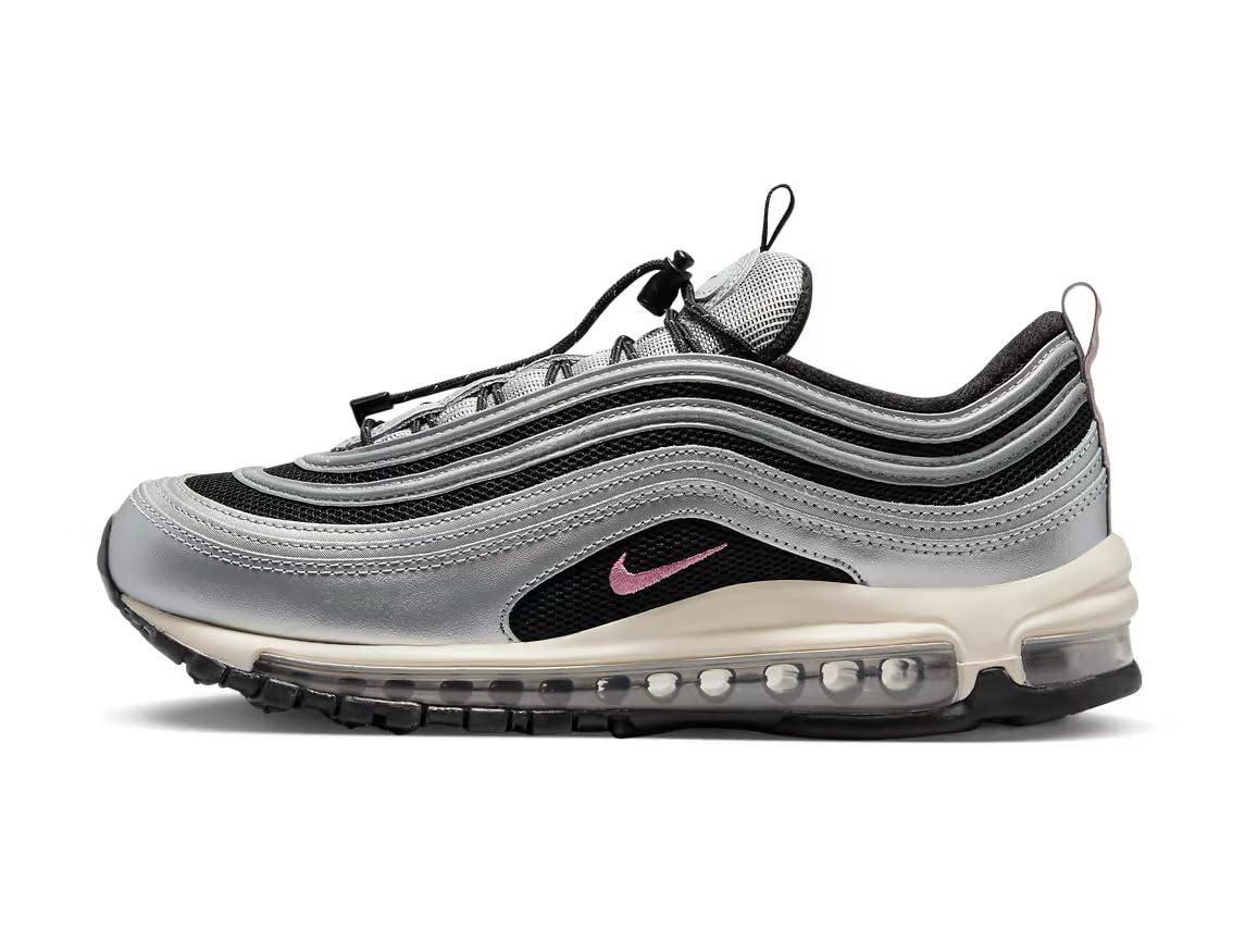 Nike air max 97 trainers silver black white top