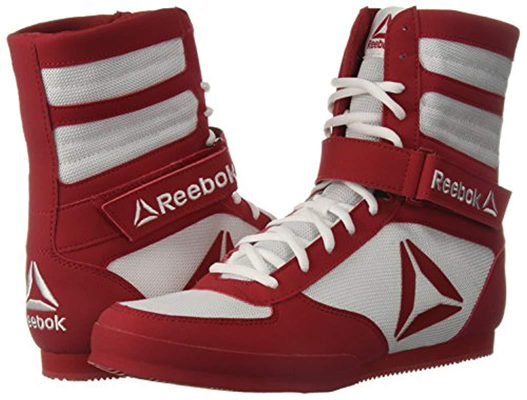 Reebok Training Crossfit Combat LIGHTWEIGHT RED WHITE Boxing Boots Shoes CN4739 