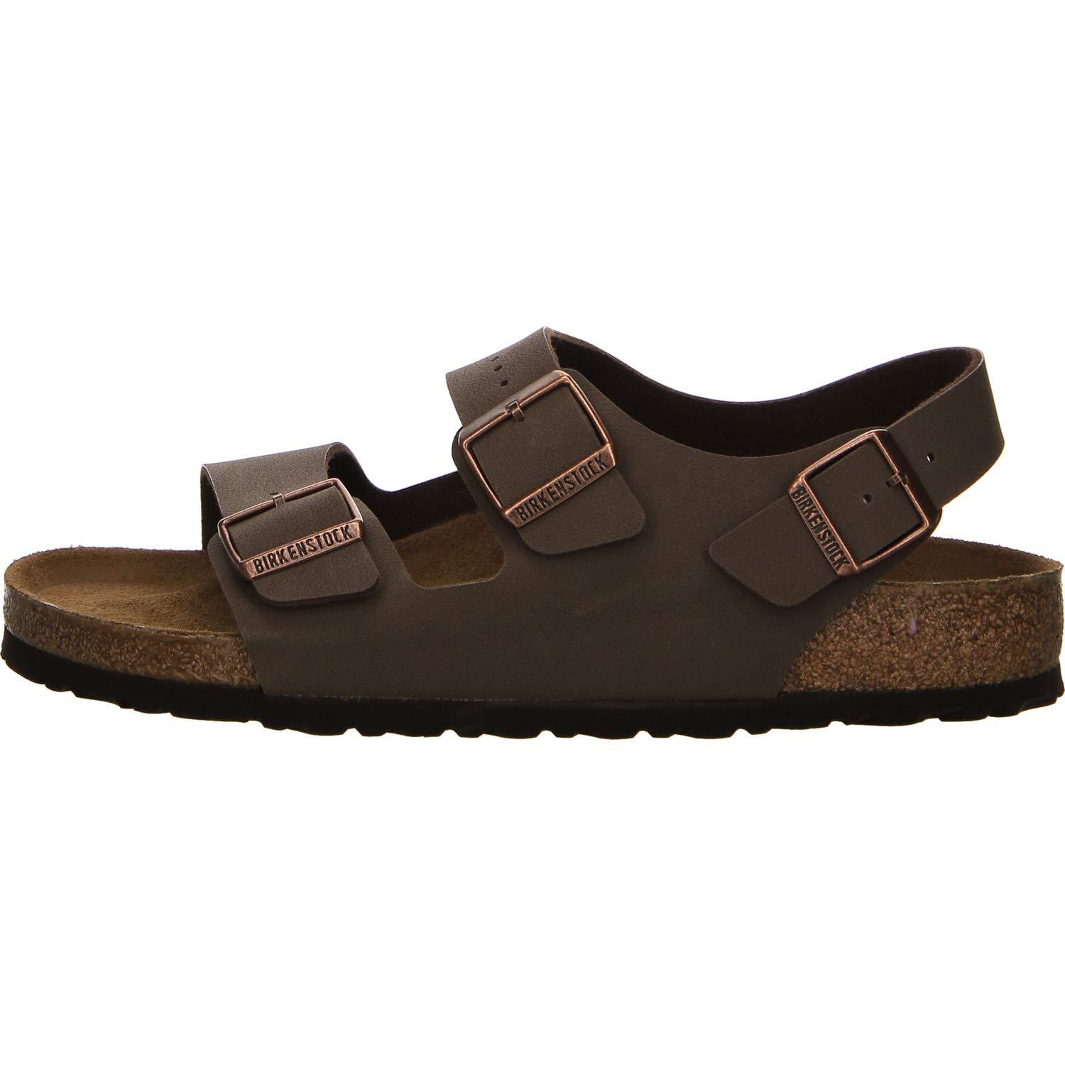 Birkenstock Dark Brown Milano Sandals for Men - Save 56% - Lyst