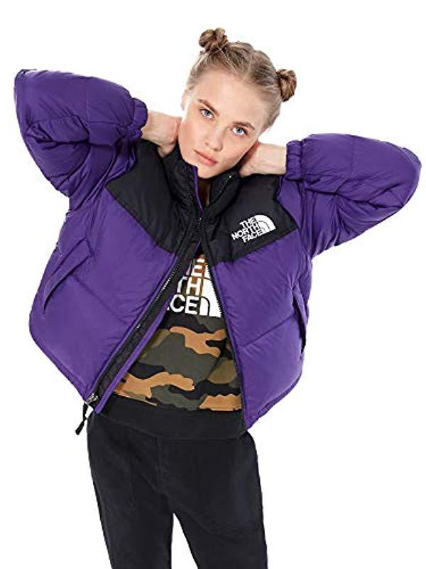 The North Face Goose Cropped Nuptse Jacket In Violet Purple Lyst