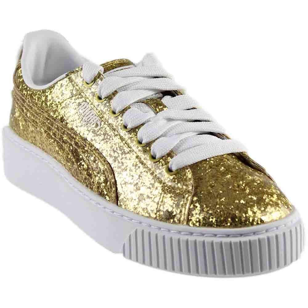 puma gold glitter