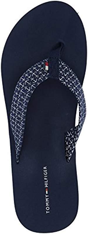 tommy hilfiger anchor flip flops